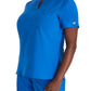 Women's 1-Pocket Henley Top - DK681 - Royal