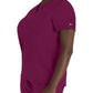 Women's 1-Pocket Henley Top - DK681 - Wine