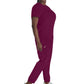 Women's 1-Pocket Henley Top - DK681 - Wine