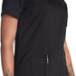 Women's 4-Pocket V-Neck Top - DK834 - Black