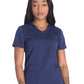Women's 4-Pocket V-Neck Top - DK834 - Navy