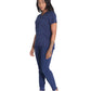 Women's 4-Pocket V-Neck Top - DK834 - Navy