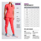 Women's V-Neck Top With Rib Knit Panels - DK870 - Royal