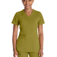 Women's 5-Pocket Rib Knit V-Neck Top - DK875 - Bronze Mist