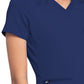 Women's 5-Pocket Rib Knit V-Neck Top - DK875 - Navy