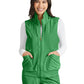 Women's Zip Front Vest - HS500 - Kelly Green