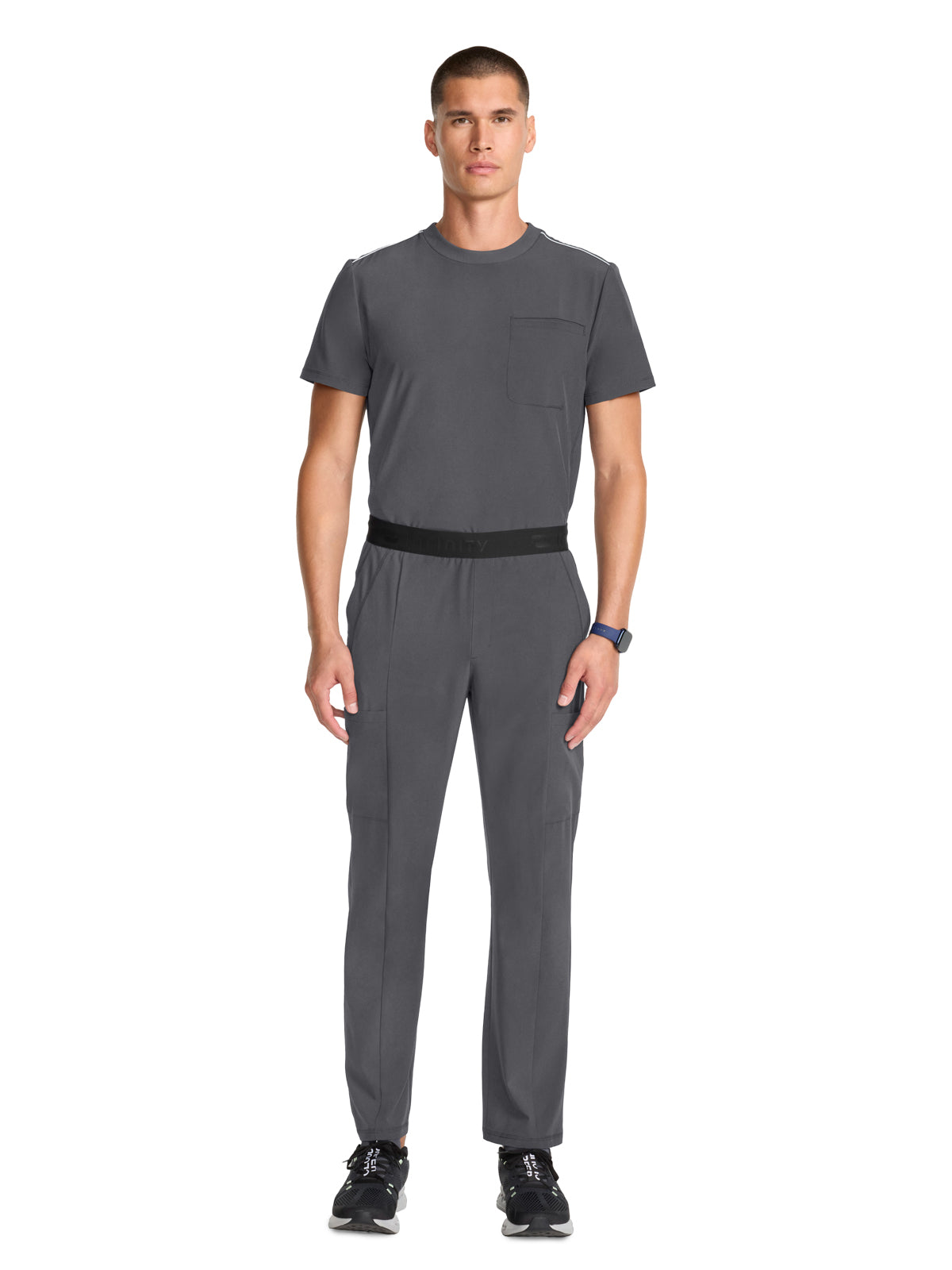 Men's 5-Pocket Straight Leg Pant - IN013A - Pewter
