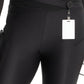 Women's 3-Pocket Natural Rise Legging - IN106A - Black