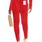Women's 3-Pocket Natural Rise Legging - IN106A - Fire Bird