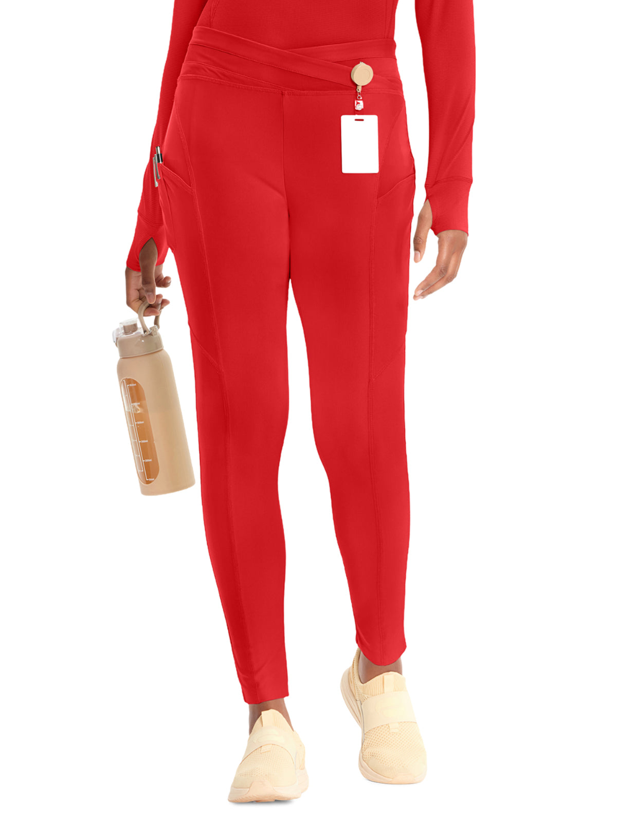 Women's 3-Pocket Natural Rise Legging - IN106A - Fire Bird