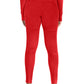 Women's 3-Pocket Natural Rise Legging - IN106A - Fire Bird