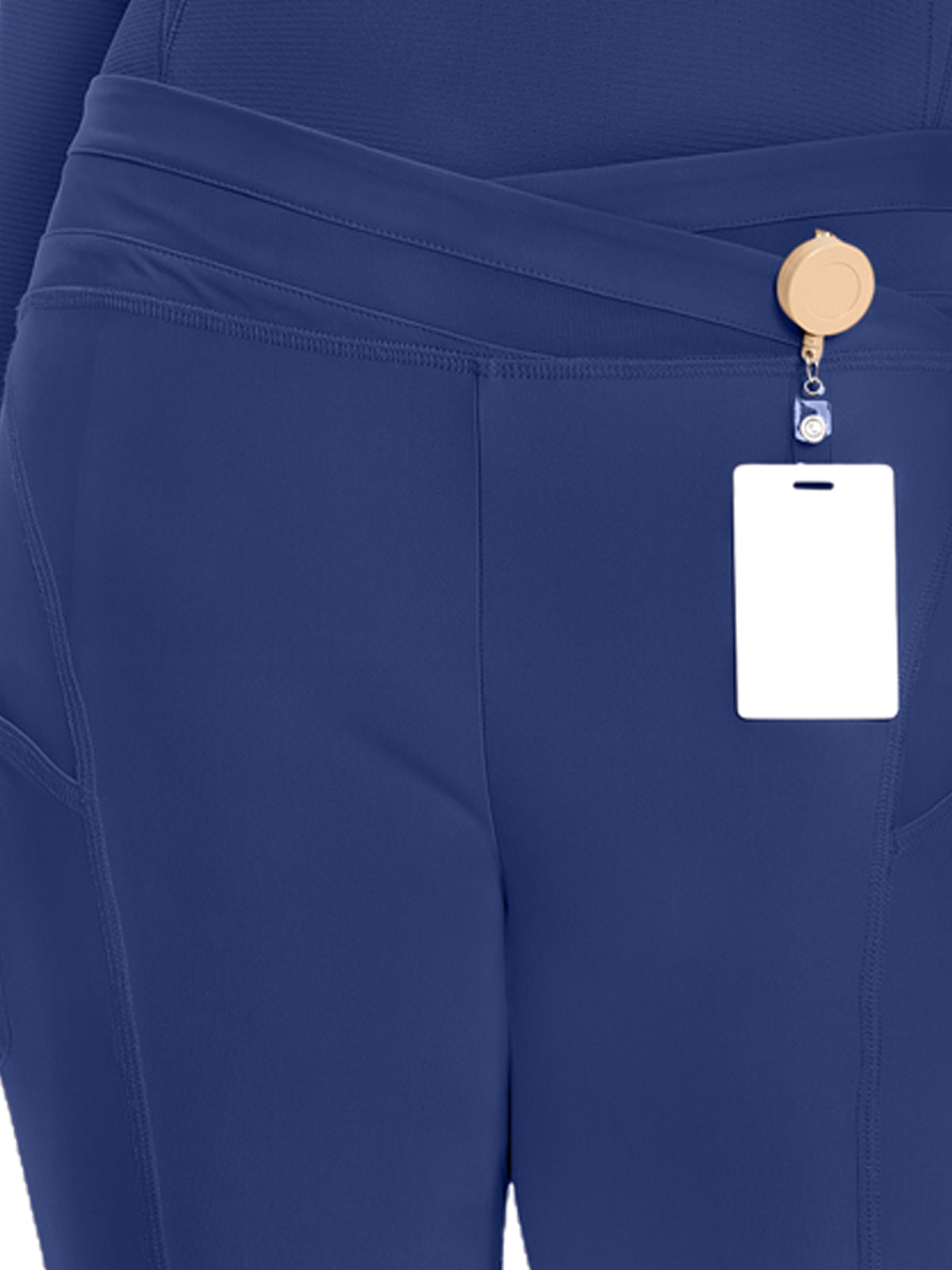 Women's 3-Pocket Natural Rise Legging - IN106A - Navy