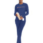 Women's 3-Pocket Natural Rise Legging - IN106A - Navy
