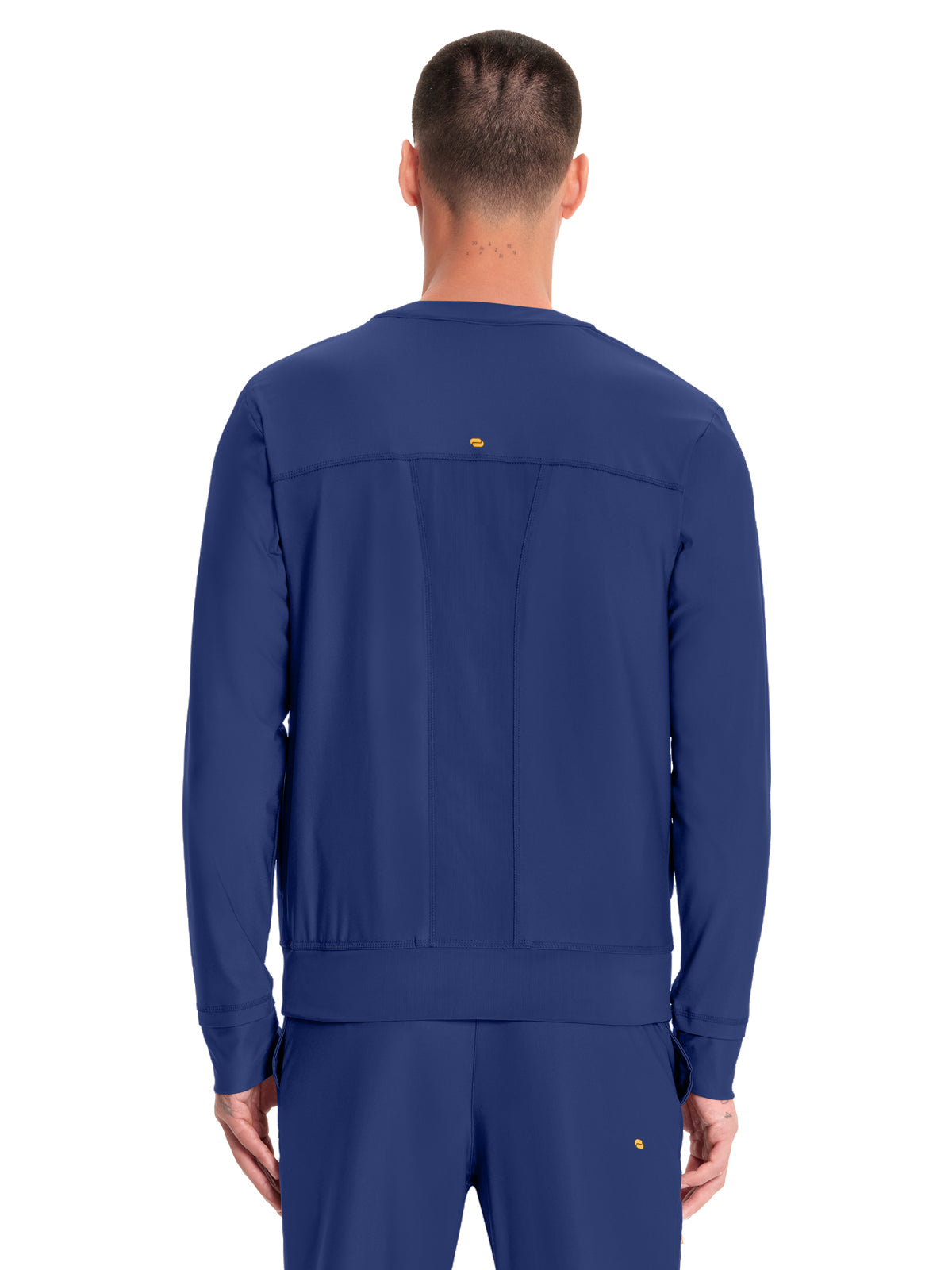 Men's 6-Pocket Zip Front Jacket - IN322A - Navy