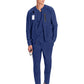 Men's 6-Pocket Zip Front Jacket - IN322A - Navy