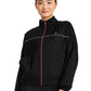 Women's 2-Pocket Mock Neck Windbreaker Jacket - IN506 - Black