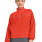 Women's 2-Pocket Mock Neck Windbreaker Jacket - IN506 - Fire Bird