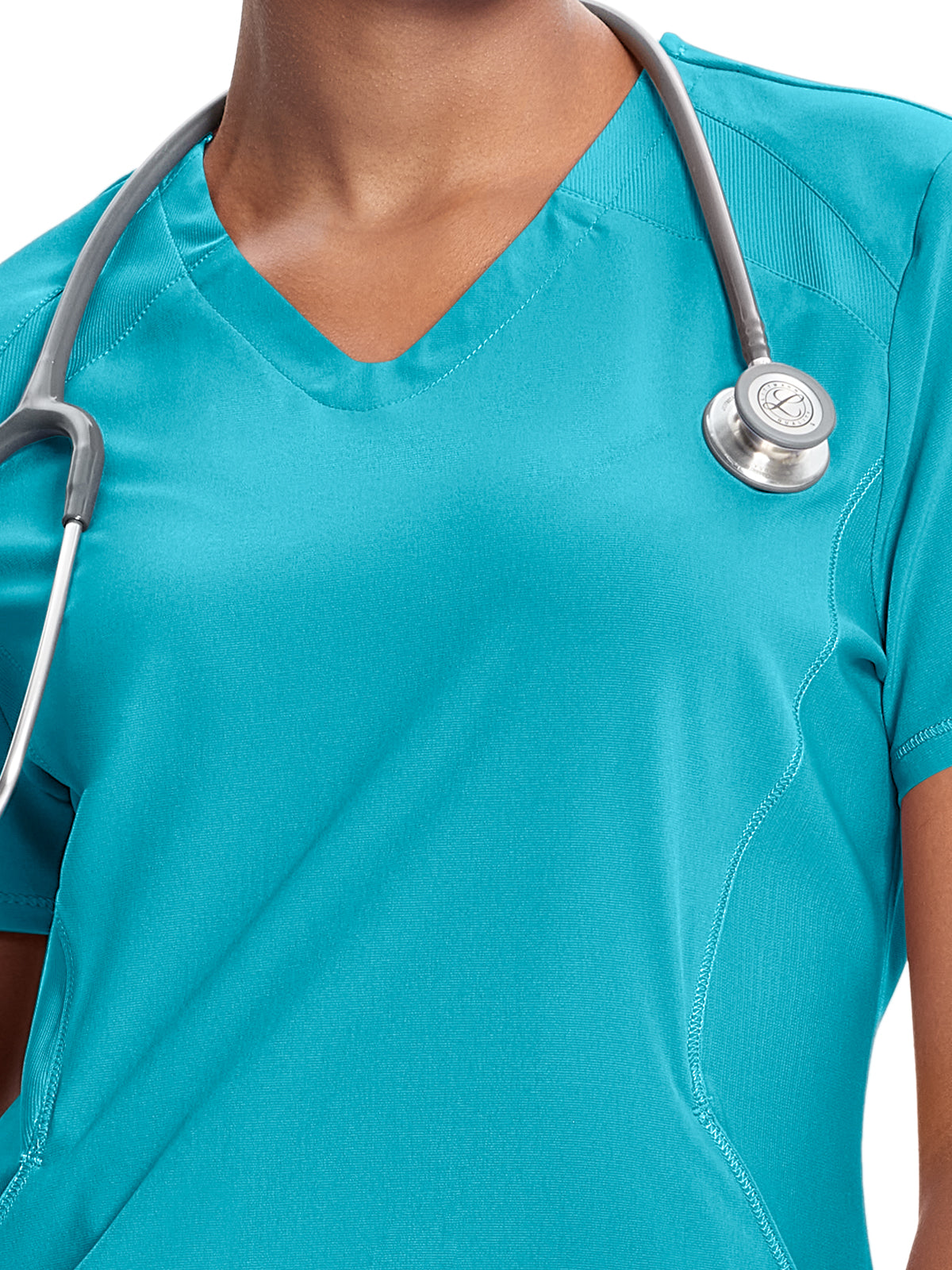 Women's V-Neck Top - IN620A - Aquaturque