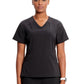 Women's V-Neck Top - IN620A - Black