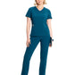 Women's V-Neck Top - IN620A - Caribbean Blue