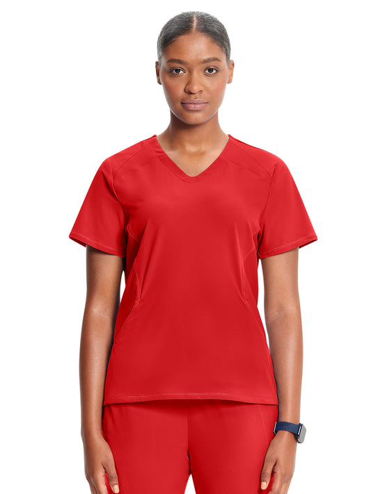 Women's V-Neck Top - IN620A - Fire Bird