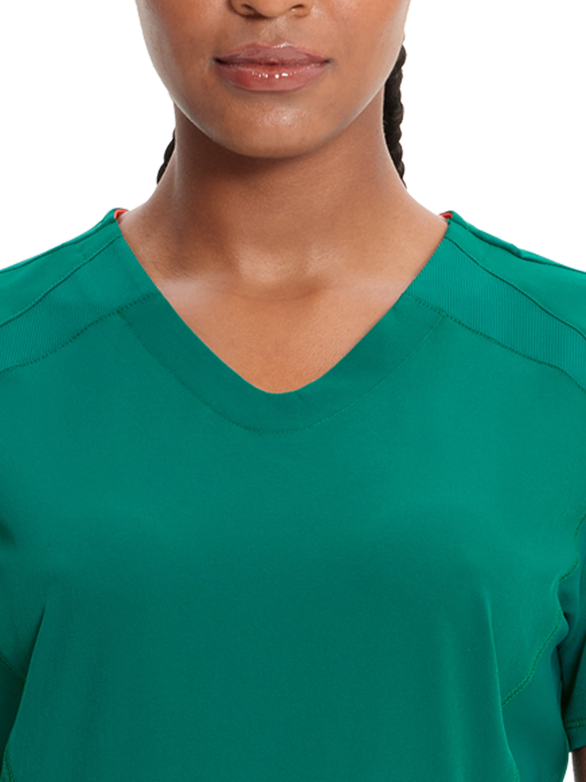 Women's V-Neck Top - IN620A - Hunter