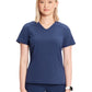 Women's V-Neck Top - IN620A - Navy