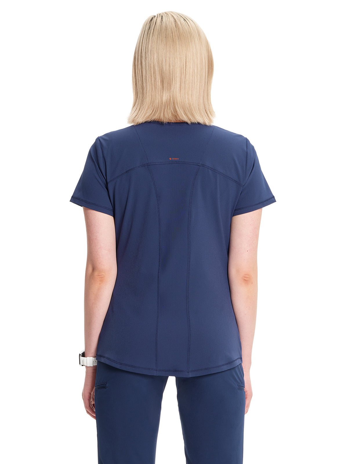 Women's V-Neck Top - IN620A - Navy