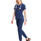 Women's V-Neck Top - IN620A - Navy