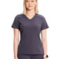 Women's V-Neck Top - IN620A - Pewter