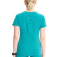 Women's V-Neck Top - IN620A - Teal Blue