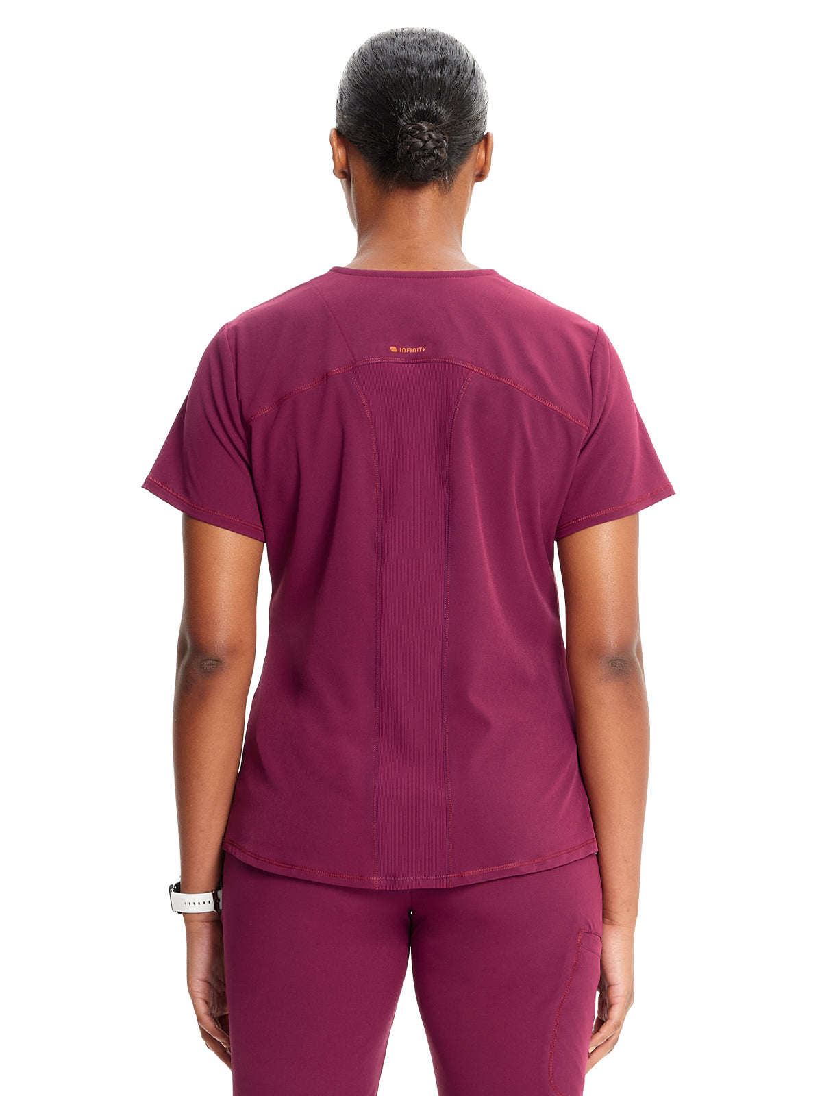 Women's V-Neck Top - IN620A - Wine