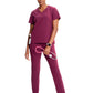 Women's V-Neck Top - IN620A - Wine