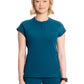 Women's Henley Top - IN622A - Caribbean Blue