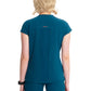 Women's Henley Top - IN622A - Caribbean Blue