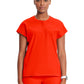 Women's Henley Top - IN622A - Vivid Orange