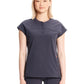 Women's Henley Top - IN622A - Pewter