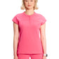 Women's Henley Top - IN622A - Power Pink