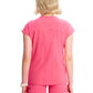 Women's Henley Top - IN622A - Power Pink