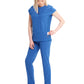 Women's Henley Top - IN622A - Royal