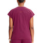 Women's Henley Top - IN622A - Wine