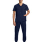 Men's 3-Pocket V-Neck Top - IN628A - Navy