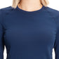 Women's Long Sleeve Underscrub Tee - IN640 - Navy