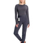 Women's Long Sleeve Underscrub Tee - IN640 - Pewter