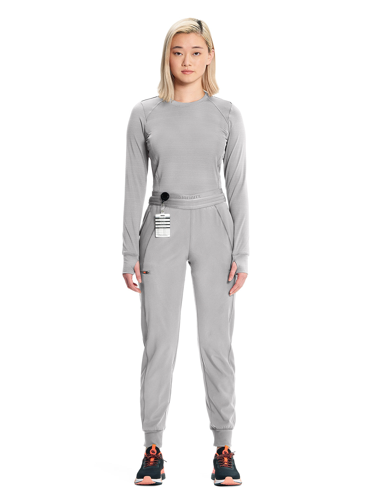 Women's Long Sleeve Underscrub Tee - IN640 - Vapor