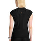 Women's 2-Pocket V-Neck Top - IN645A - Black
