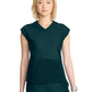 Women's 2-Pocket V-Neck Top - IN645A - Caribbean Blue
