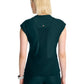 Women's 2-Pocket V-Neck Top - IN645A - Caribbean Blue