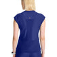 Women's 2-Pocket V-Neck Top - IN645A - Navy