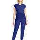 Women's 2-Pocket V-Neck Top - IN645A - Navy